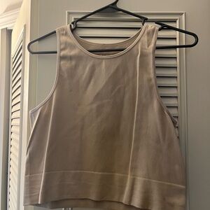 Chic Beige Women's Tank Top